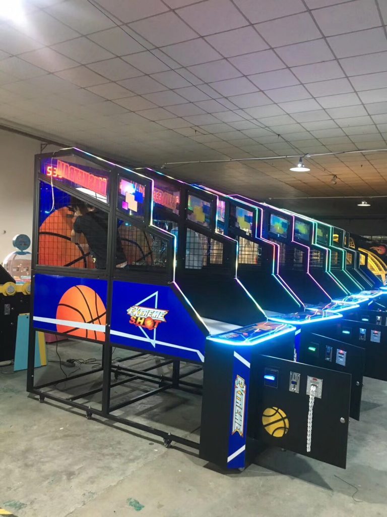 arcade indoor basketball machine